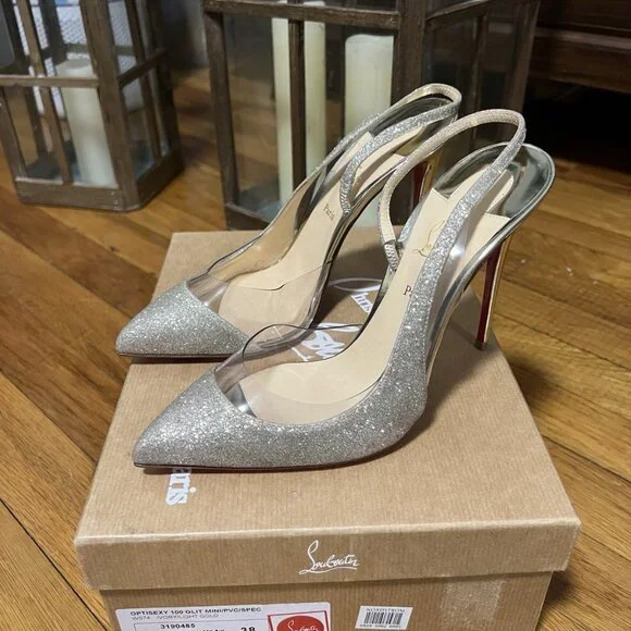 Christian Louboutin Optisexy 100 Glitter Mini - Picture 7 of 9